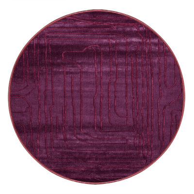 Tapis mauve lavable à la machine