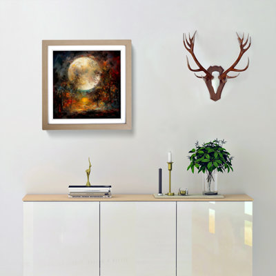 Moon Impressionism No.1 - Framed Print