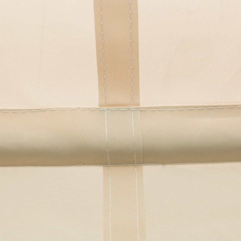 Auvent de patio rétractable en polyester l 4,9 pi x L 9,8 pi, Crème