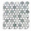 12" x 11" Marble Mosaic Wall & Floor Tile