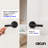 Stark Privacy Door Lever Modern Concealed Design For (Bed & Bath) – Sleek Minimalist Style in Matte Black-114645504