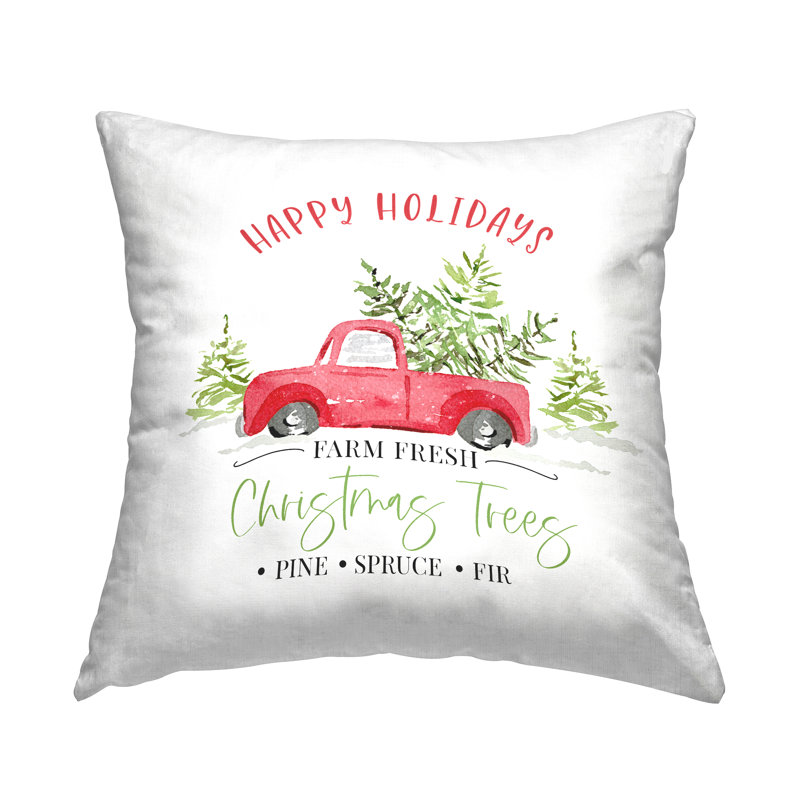 Coussin Farm Fresh Christmas Trees