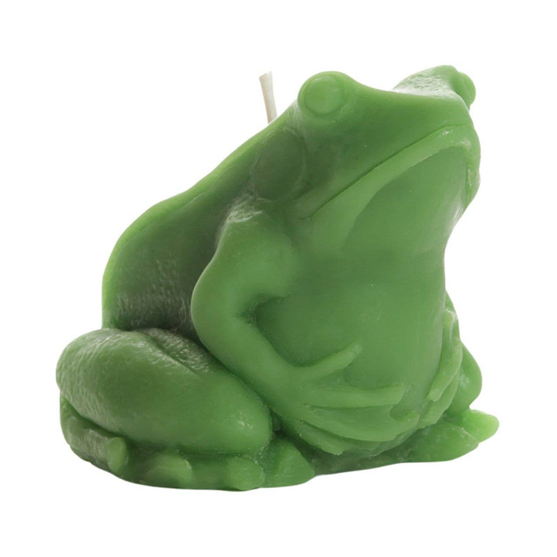 Bougie grenouille verte non parfumée