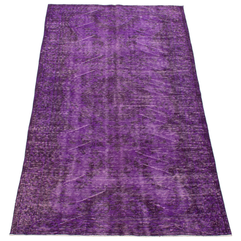 Tapis mauve foncé 4 pi 6 po x 9 pi 3 po Color Transition