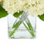Hydrangea Bouquet In Bubble Glass Vase-1646217688