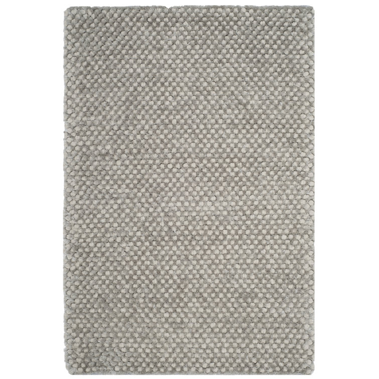 Delane Handwoven Flatweave Silver Area Rug