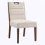 Chaises de salle à manger rembourrées sans accoudoirs, ensemble de 2-1995575126