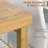 Bamboo Kitchen Island Cart On Wheels, Utility Trolley Cart With 2 Storage Drawers And Open Shelves, Bamboo Tone