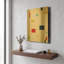 « Mid Century Modern 4 » de Gary Williams, tableau mural en métal doré, 30,5 x 40,5 cm-860439597