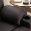 Fauteuil inclinable massant et surdimensionné en similicuir de 37,8 po avec portemanteau électrique et USB-478192419