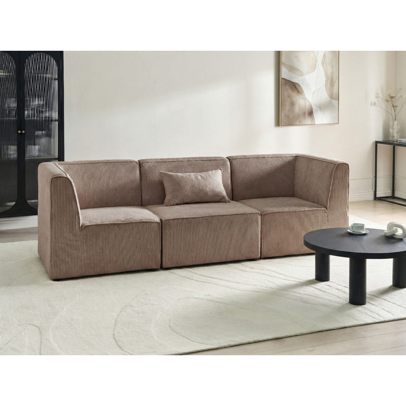 Modular Sofa LEMVIG Corduroy, 3, Sand Beige