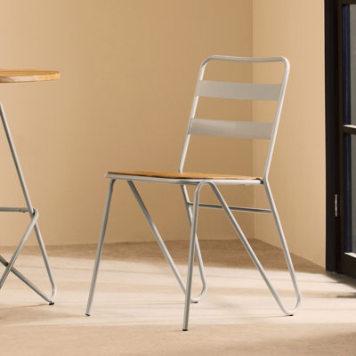 Swanage 45.5cm H Metal Ladder Back Side Chair