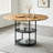 47.3-inch dining table - double-layer storage