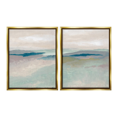 " Soft Abstract Terrain " by Nikita Jariwala 2 - Pieces