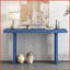 U_STYLE Table basse en placage de chêne - Polyvalente pour le salon / entrée, plateau spacieux et amp; Assemblage facile-1851286781