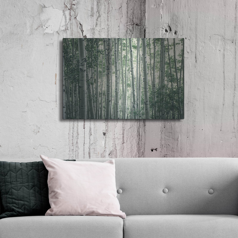 Art mural en métal «Obscured by Alders» par Eunika Rogers, H 24 po x l 36 po