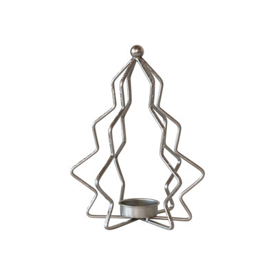 Metal Tree Shaped Tealight Holder