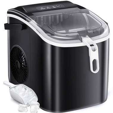 Babevy 26 Lb. Daily Production Nugget Ice Freestanding Ice Maker