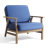 Bevelyn Blue Acacia Outdoor Chair Set with Cushions-1149783275