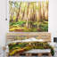 Tapisserie paysage forêt tropicale dense-28486542