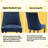 Modern Simplicity Linen Upholstered Dining Chairs Set of 6-17883810