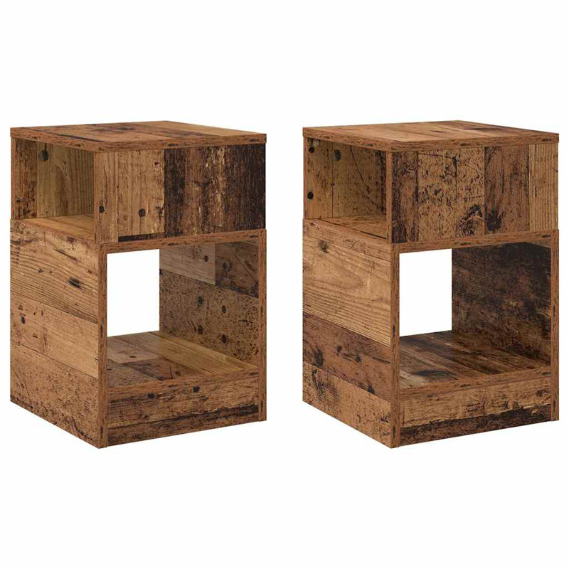 End Table, Old Wood