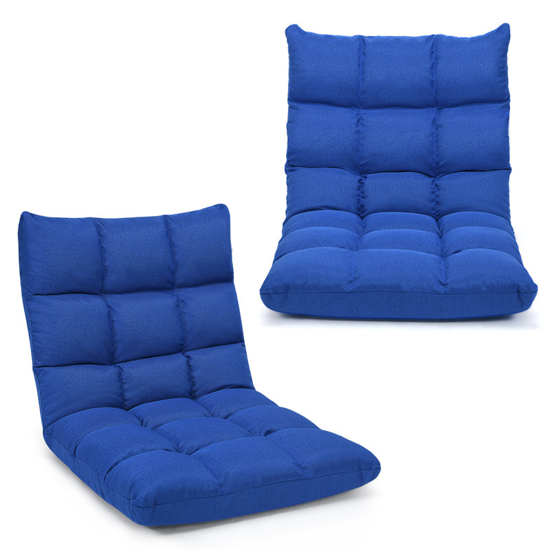 Upholstered Accent Chair, Blue
