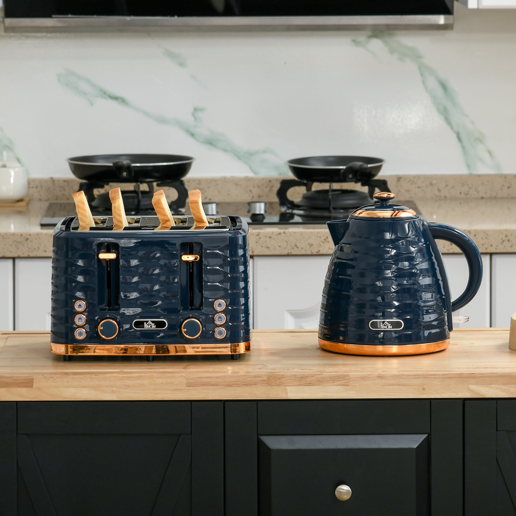 Homcom Kettle and Toaster Set | Wayfair.co.uk