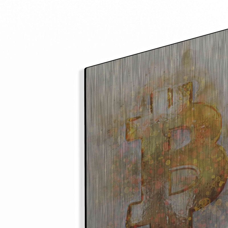 «Bitcoin Era 4» par Surma et Guillen, H 24 po x l 36 po