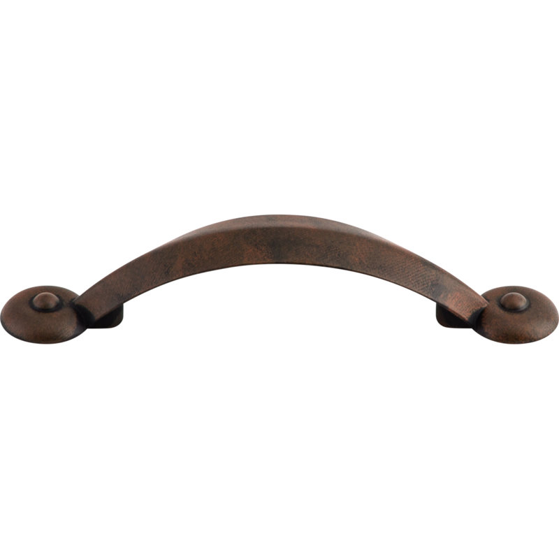 Angle Bar pull, 3" Center to Center, Patina Rouge