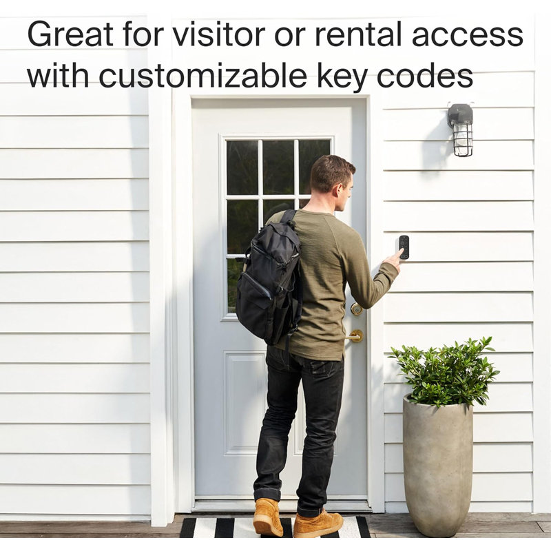 Matte Black Smart Keypad Accessory for Level Locks