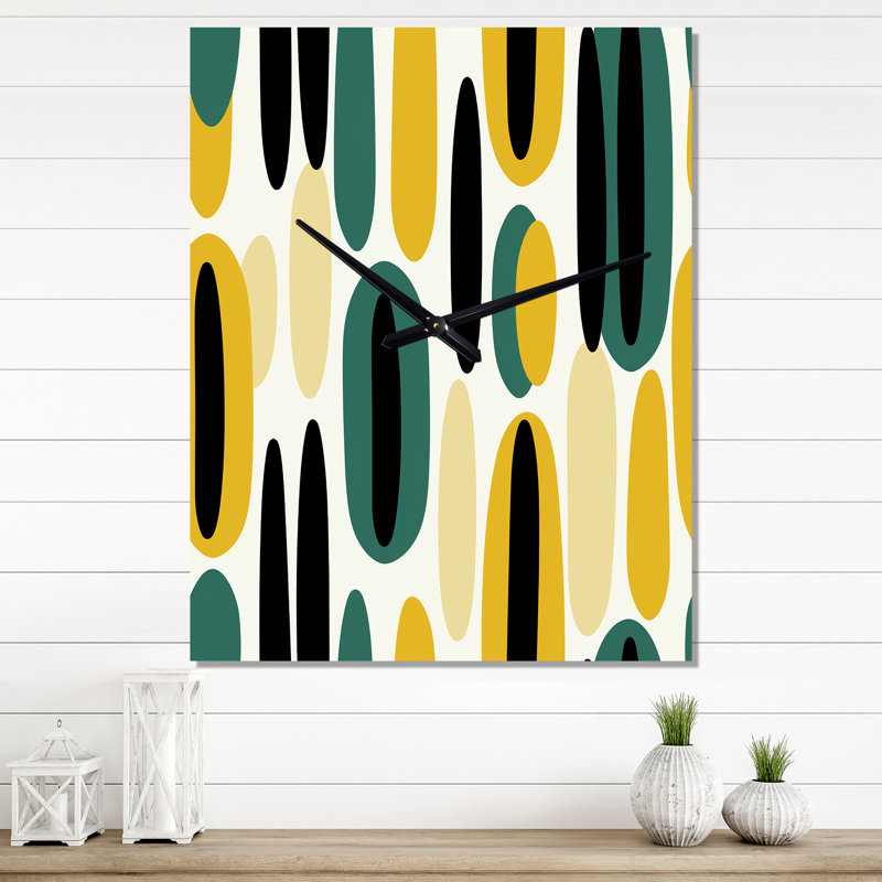 Janada - Horloge murale moderne, H 32 po x l 14 po x P 1 po