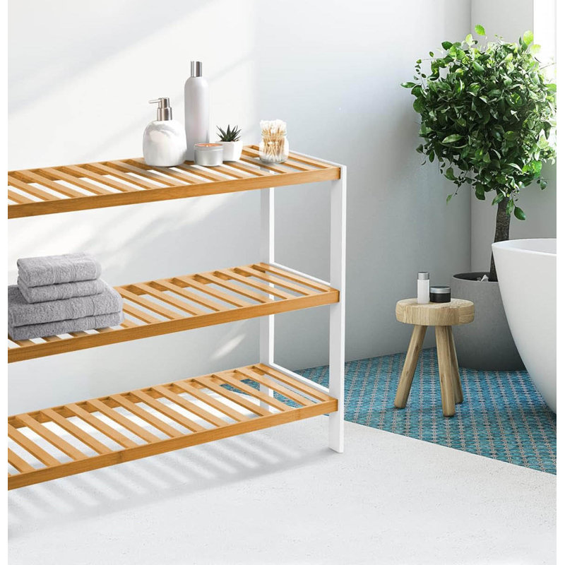 Shoe Storage, White/Natural