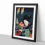Male Portrait by Toyohara Kunichika - Picture Frame Painting Print-55617432-55617433