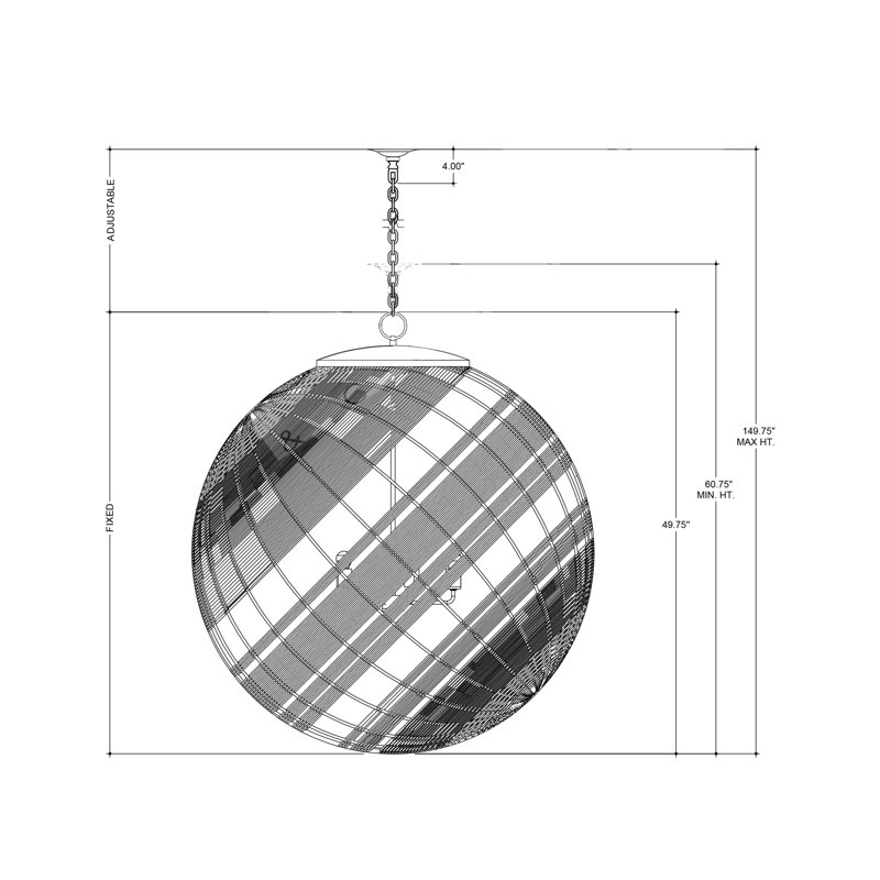 Senjyo 5 - Light Chandelier