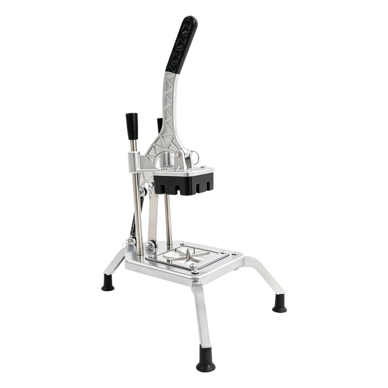 Standing Manual Slicer Vegetable Fruit Chopper Slicer Manual Lever Food Chopper for Potato Tomato Mushroom Home and Small Restaurant