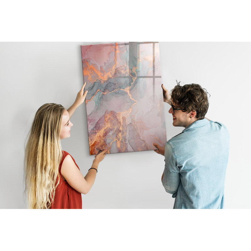 Magnetic Glass Photo Memo Board