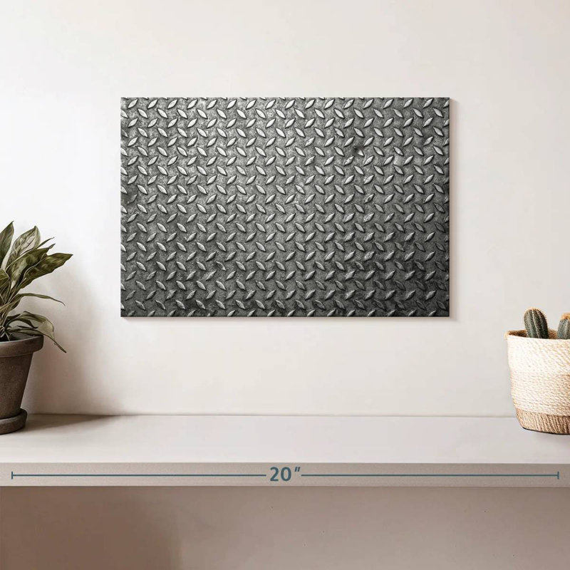 Motif de plaque d'acier Kerner, H 8 po x l 12 po