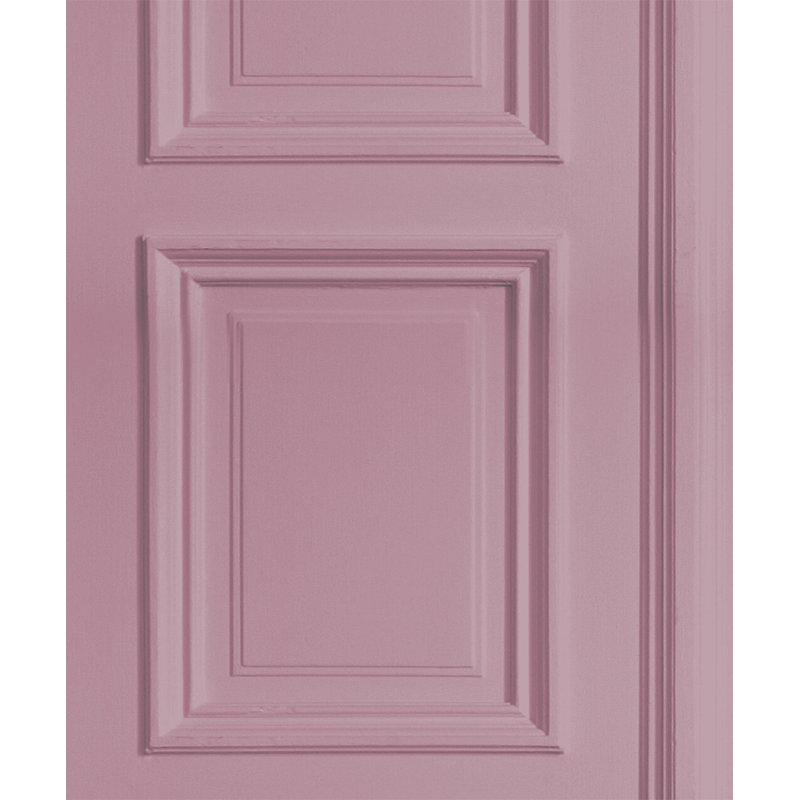 Vittorio 10m x 52cm Textured Matte Wallpaper Roll, Dusty Pink