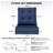 Adwin 6 Inch Thick Furniture Cushions, Modular Replacement Cushions (Cushions Only)-1955914621-1955914618