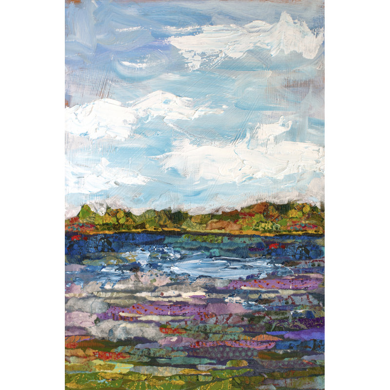 I'll Meet You There II - Painting, 76 cm H x 51 cm W, Wrapped Canvas