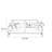Modern art simple comfortable office sofa