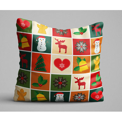 Coussin de luxe Cecy, 17,0 po x 17,0 po | 50% coton / 50% polyester, lavable et repassable | Rembourrage en silicone souple, 0,9 lb | Parfait pour la décoration intérieure, canapé confortable et accessoire de chaise, design élégant