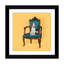 «Vicki Newton Jack Russell in Chair», impression sur toile tendue-72436548-72436549-72436552