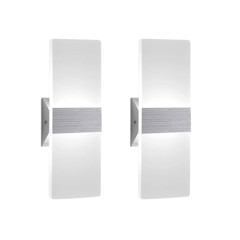 Connye Plastic LED Armed Sconce, Cool White