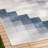 NICOLE MILLER NEW YORK Patio Country Ombre Chevron Outdoor Area Rug, Navy Blue/Cream-108565568
