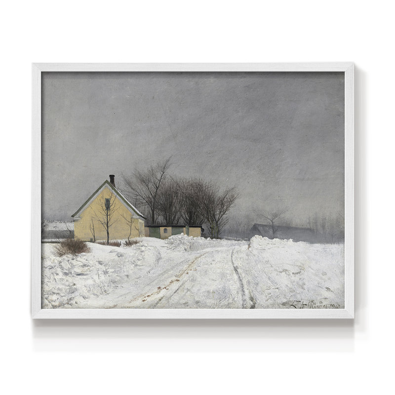 Paysages rétro-DCCV-impression encadrée - réaménageable, H 8 po x l 10 po, Blanc