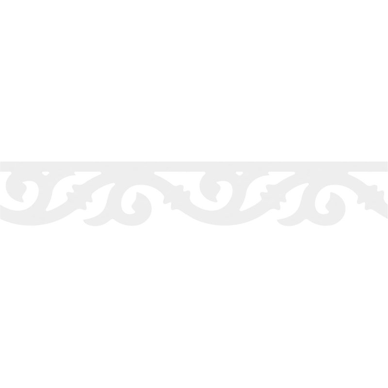 Garniture de sol en PVC de qualité architecturale H 8 po x P 5/8 po x L 48 po Redford, H 8 po x L 48 po x P 0,63 po