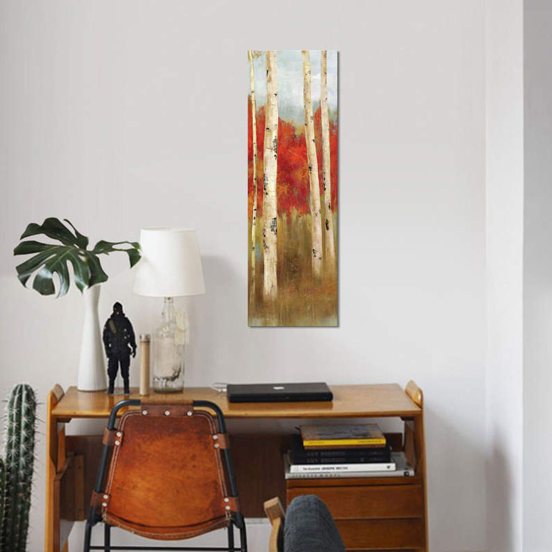 « the edge lookout ii » par allison pearce, impression sur toile tendue, H 36 po x l 12 po x P 1,5 po, Toile avec cadre noir