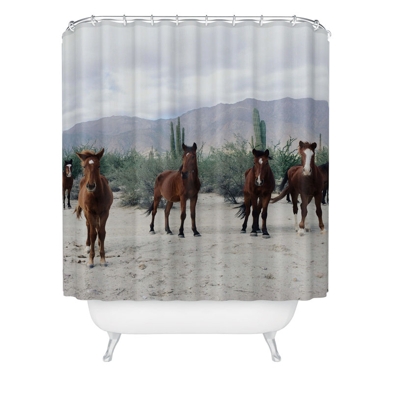 Rideau de douche Kevin Horses